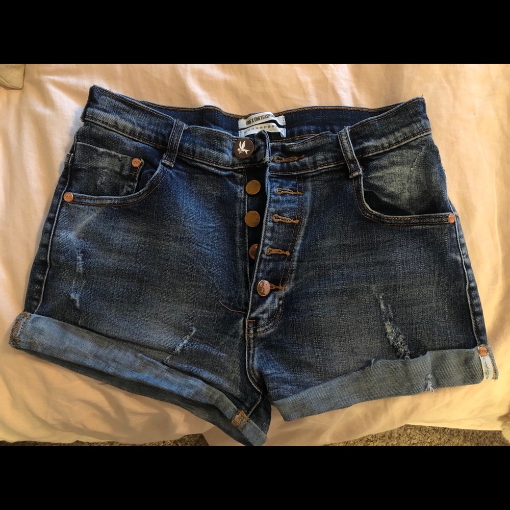 ONE TEASPOON DENIM SHORTS